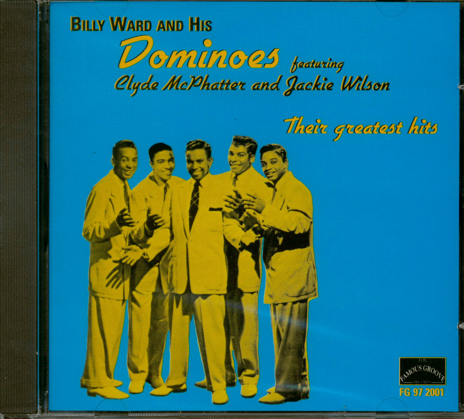 Vintage Billy Ward And The Dominoes Compact Disc Cover Wallpaper