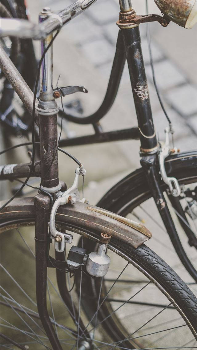 Vintage Iphone Street Bicycle Wallpaper