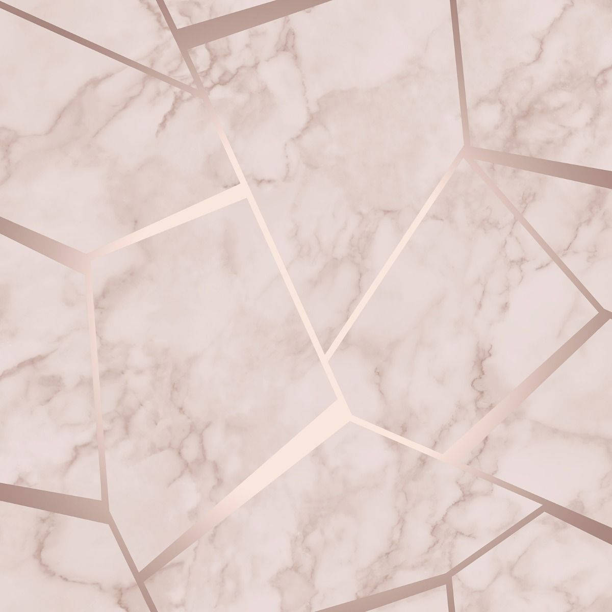 Vintage Pink Gold Marble Wallpaper