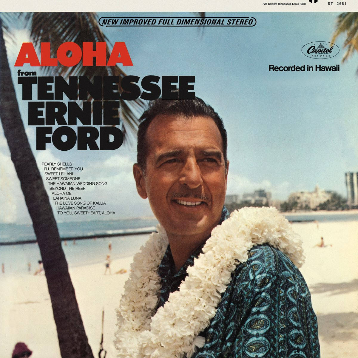 Vintage Vinyl Of Tennessee Ernie Ford Wallpaper