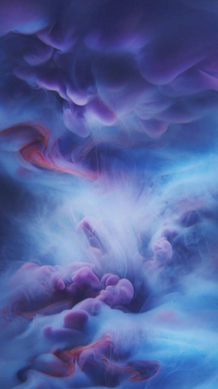 Violet Smoke Iphone Ios 10 Wallpaper