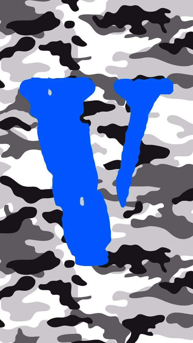 Vlone Iphone Camouflage Print Wallpaper