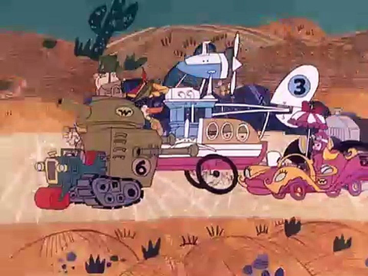 Wacky Races Baja-ha-ha Race Episode Wallpaper