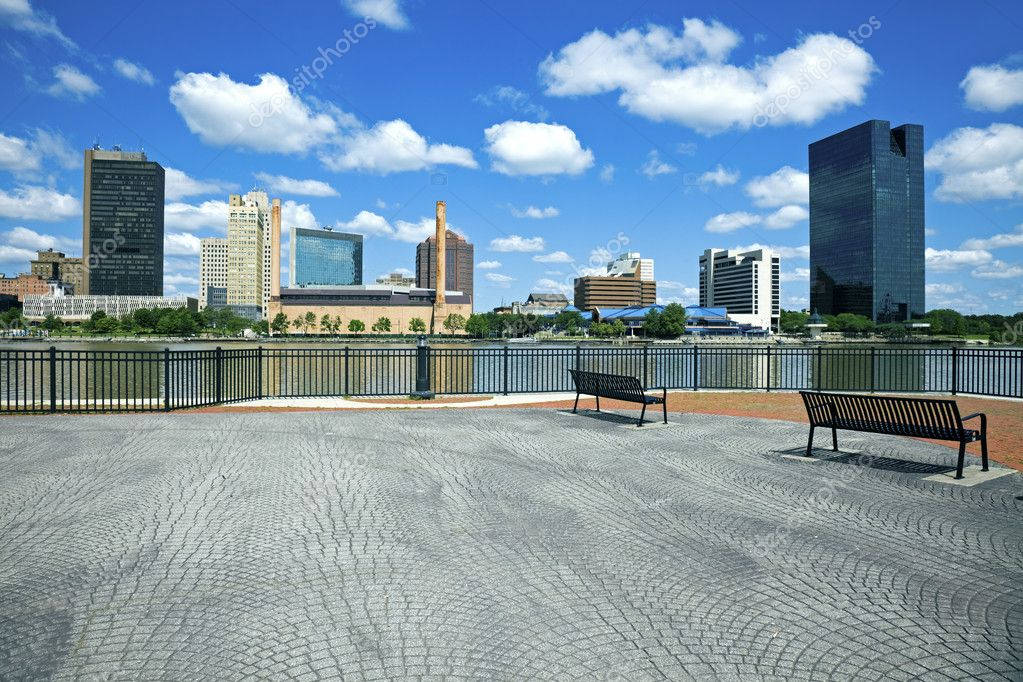 Walkway Along Maumee River In Toledo, Ohio Wallpaper