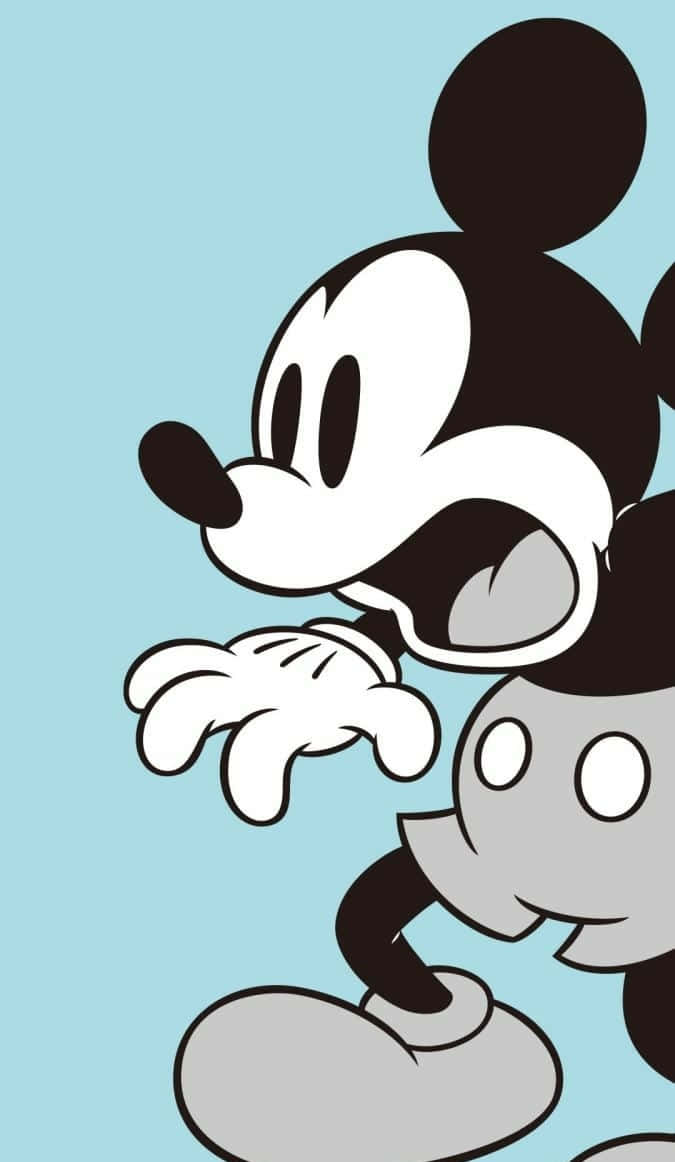 Walt Disney's Iconic Character, Cute Mickey Mouse Wallpaper
