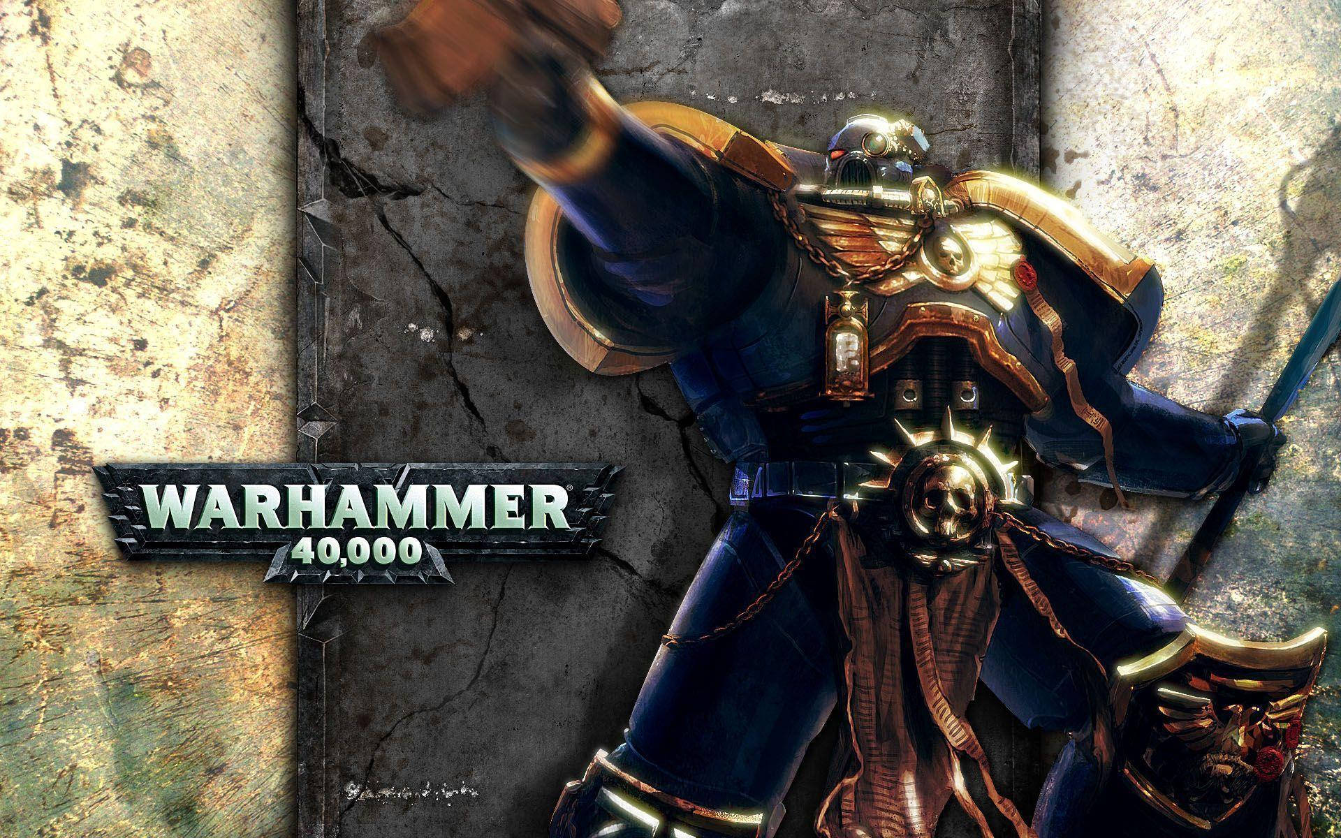 Warhammer 40k Space Marine Poster Hd Wallpaper