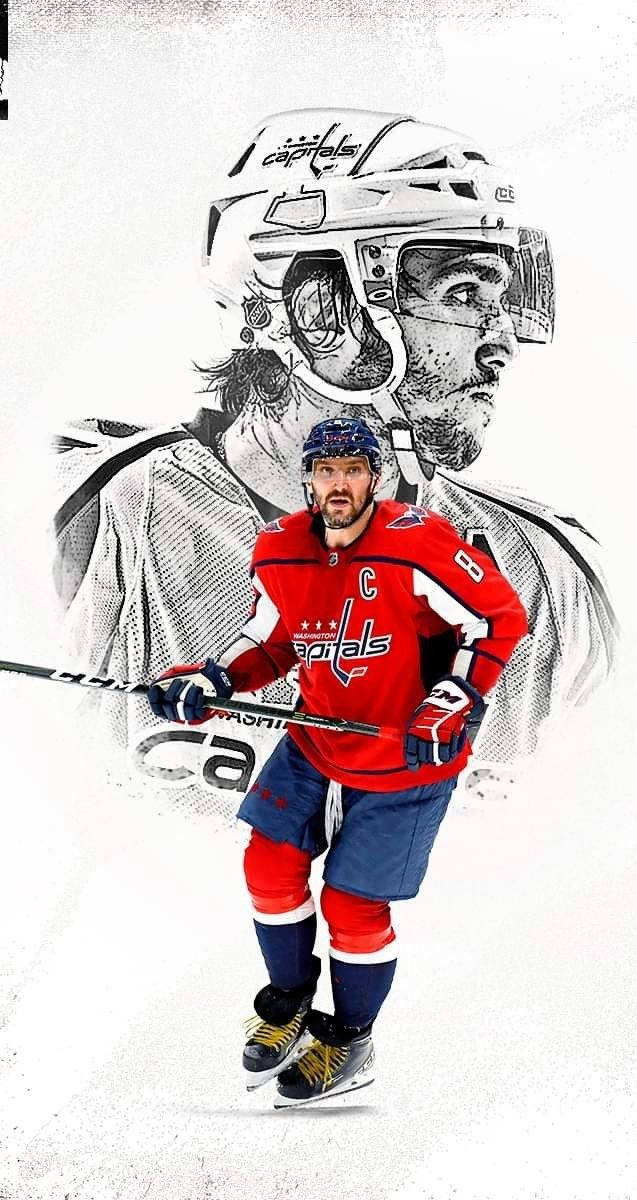 Washington Capitals Ovechkin Illustration Art Wallpaper