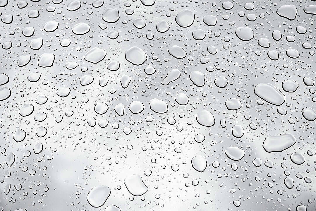 Water Droplets On Glass Window Wallpaper