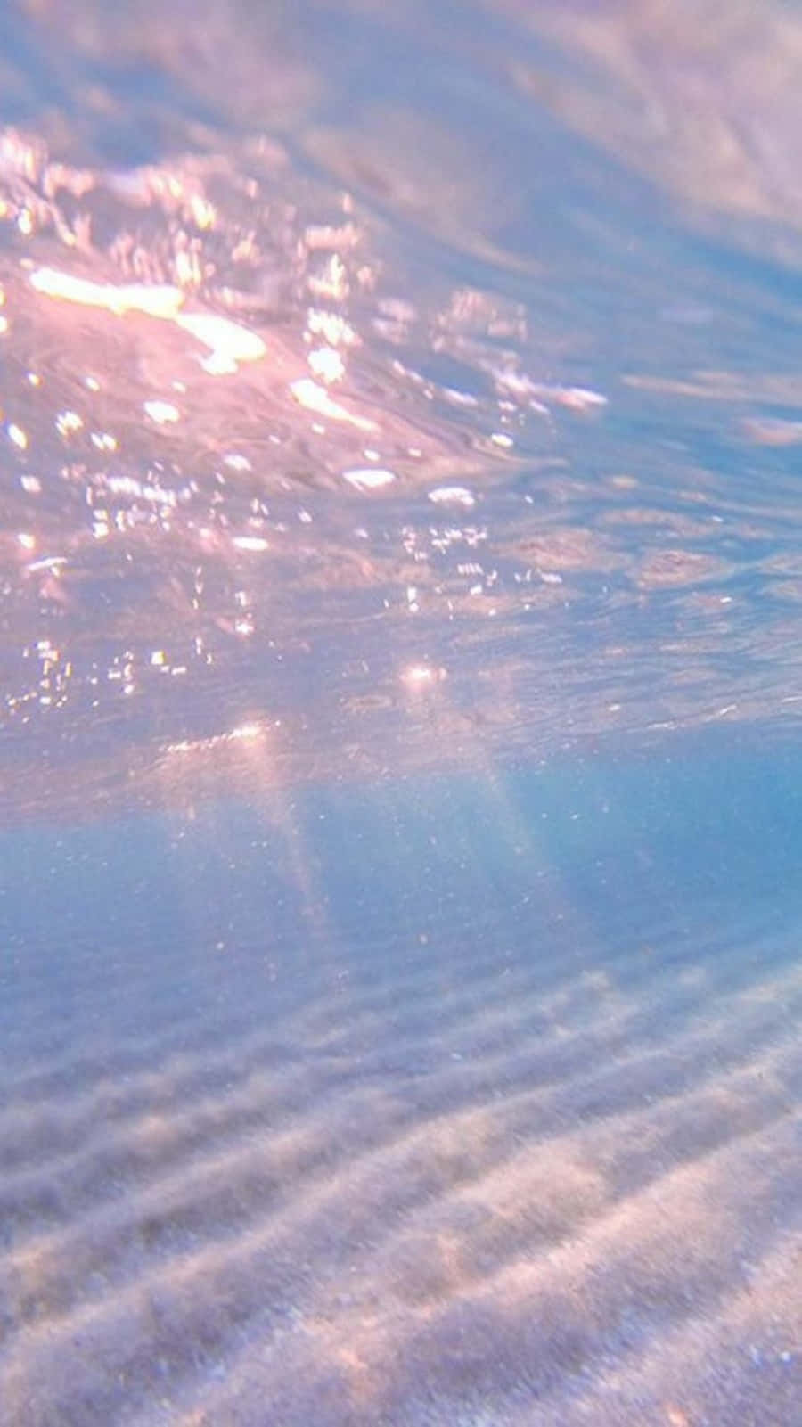Water Pink And Blue Aesthetic Wallpaper