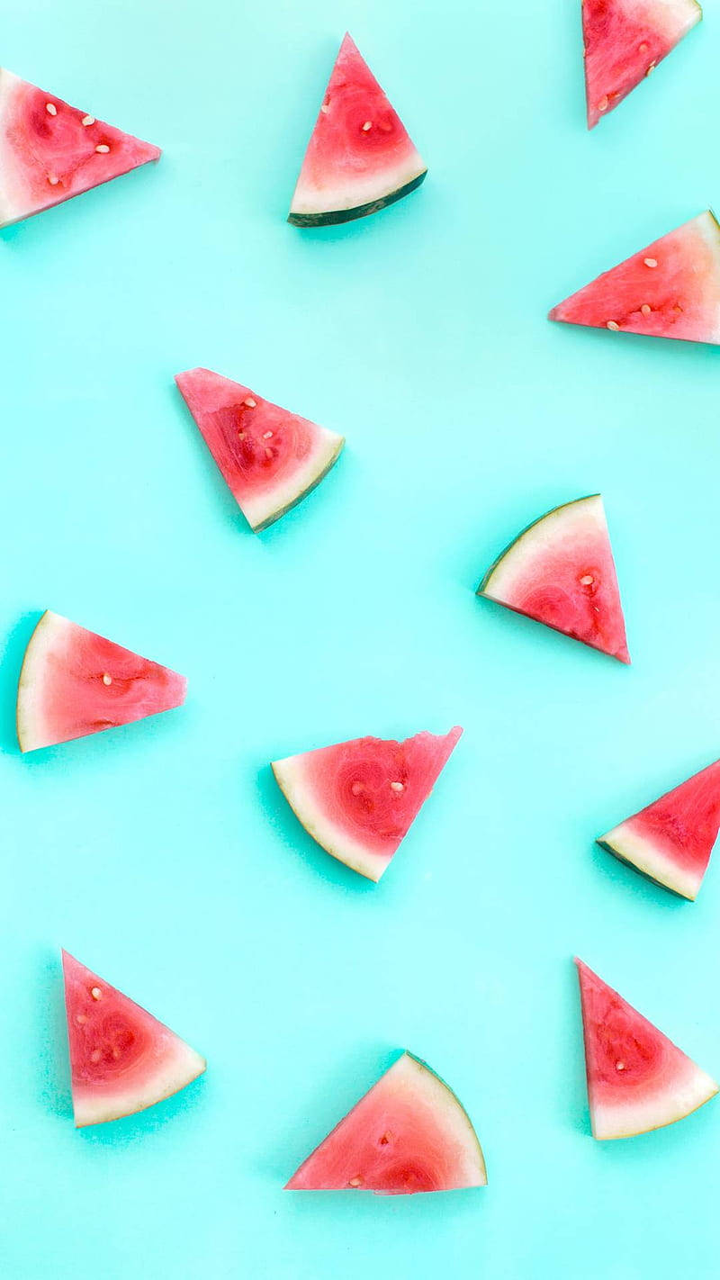 Watermelon Slices Cool Android Wallpaper