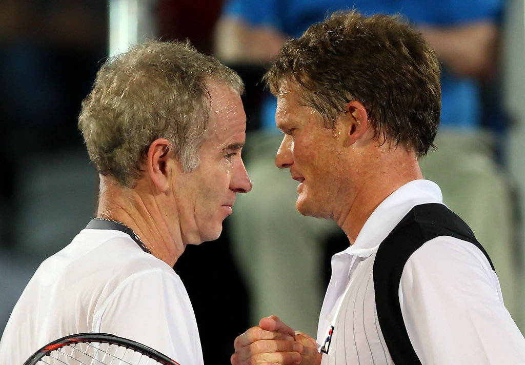 Wayne Ferreira And John Mcenroe Wallpaper