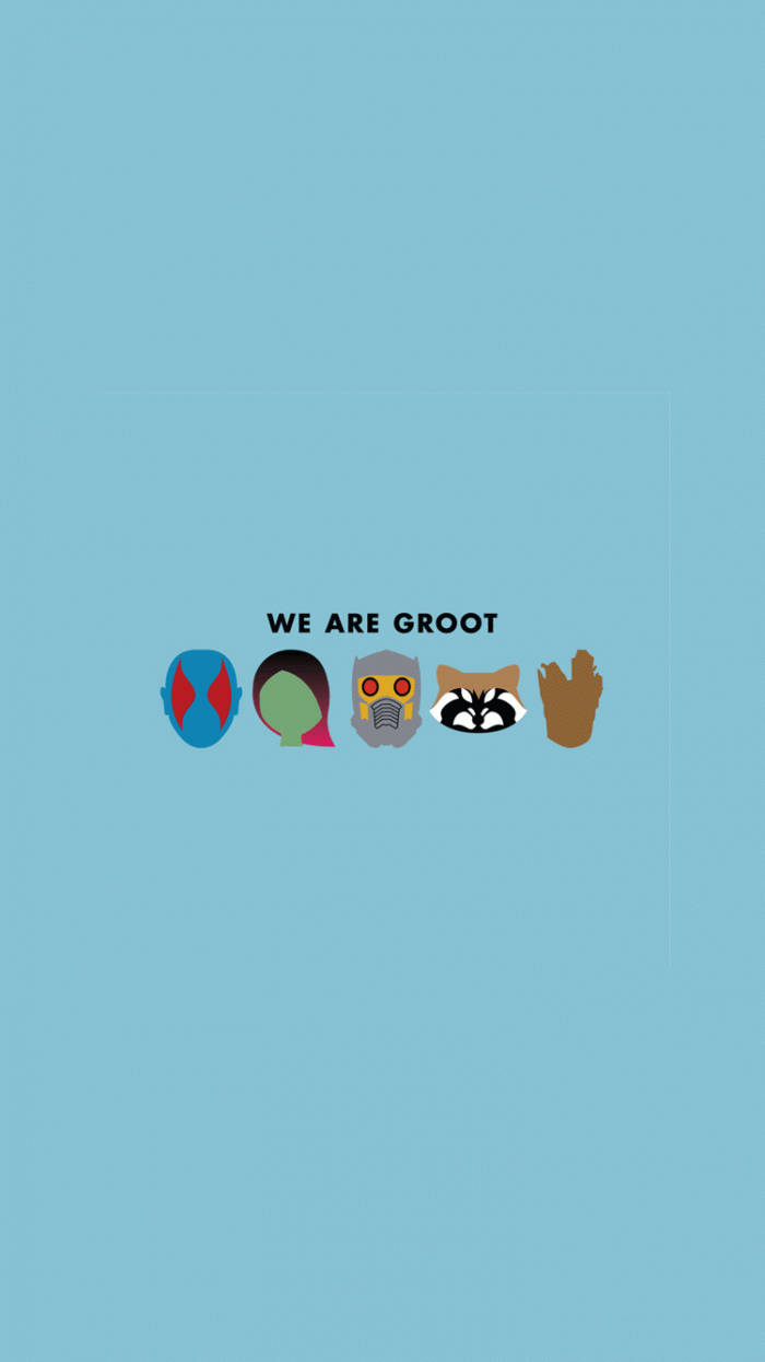 We Are Groot Marvel Aesthetic Wallpaper