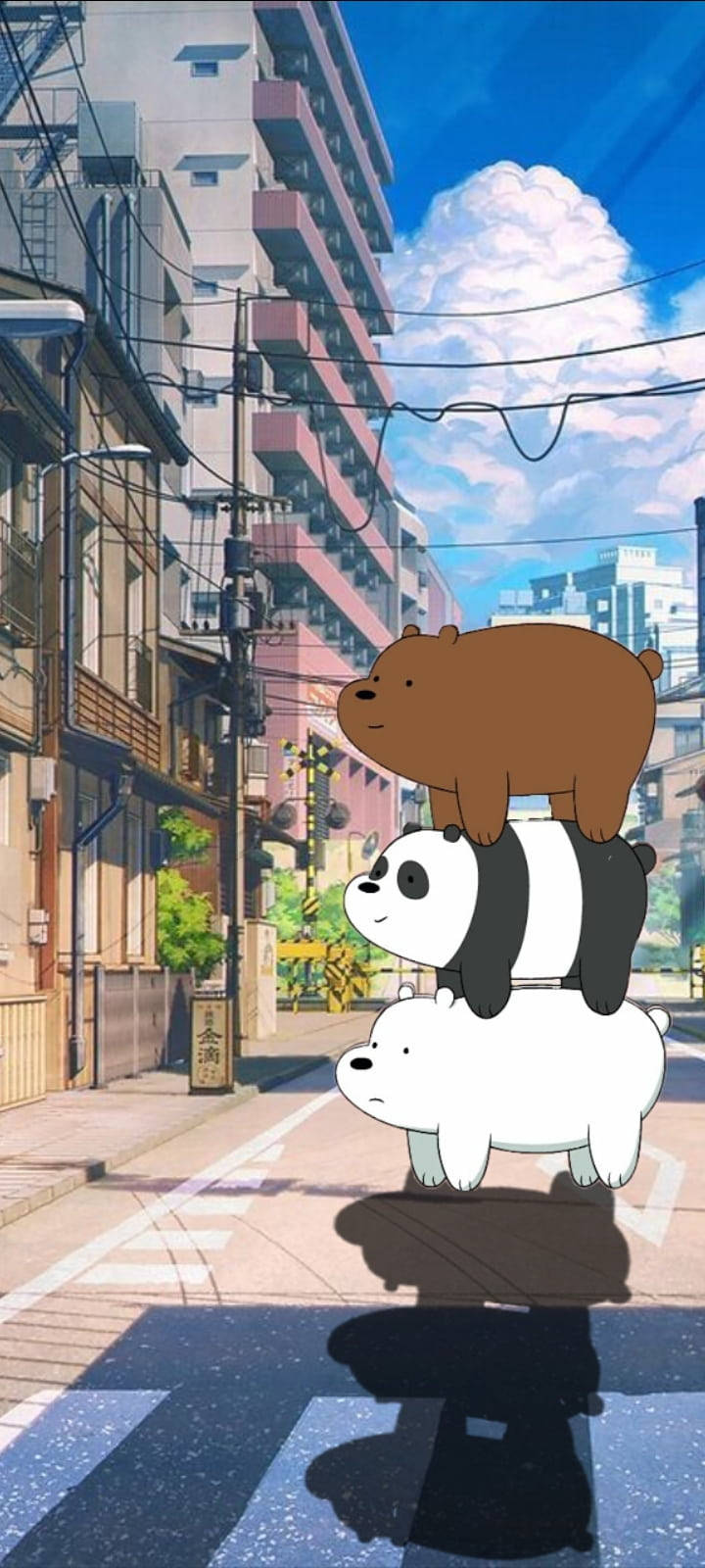 We Bare Bears Aesthetic Anime Wallpaper