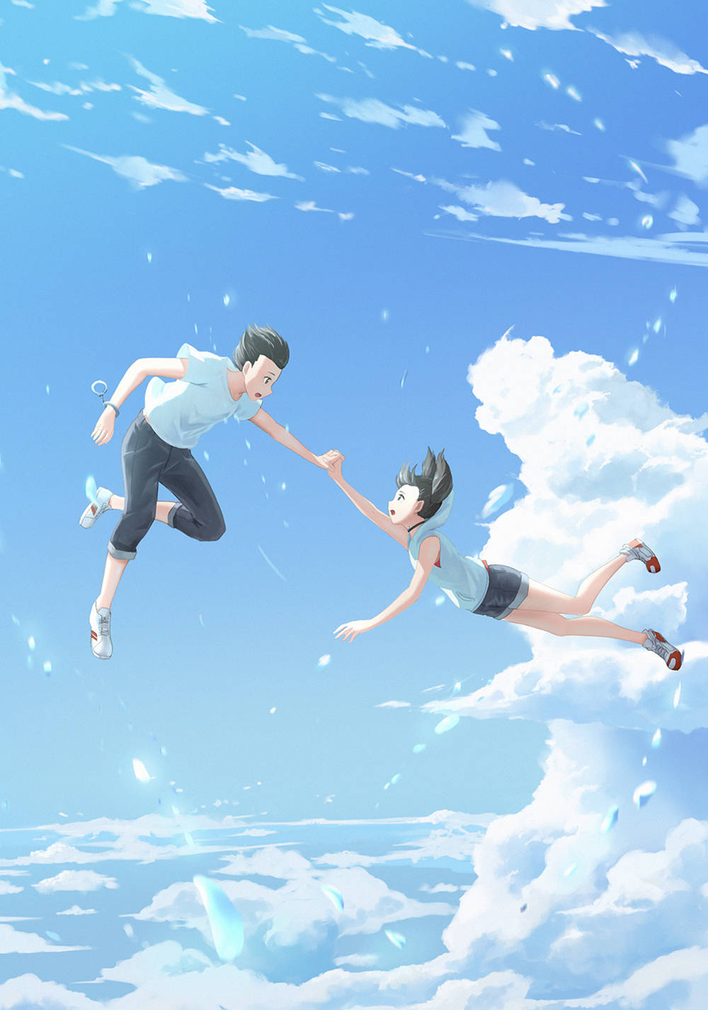 Weathering With You Falling From Sky Wallpaper