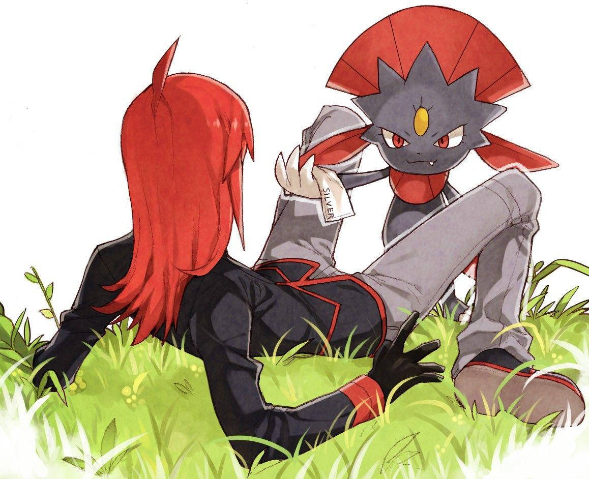 Weavile With Silver Wallpaper