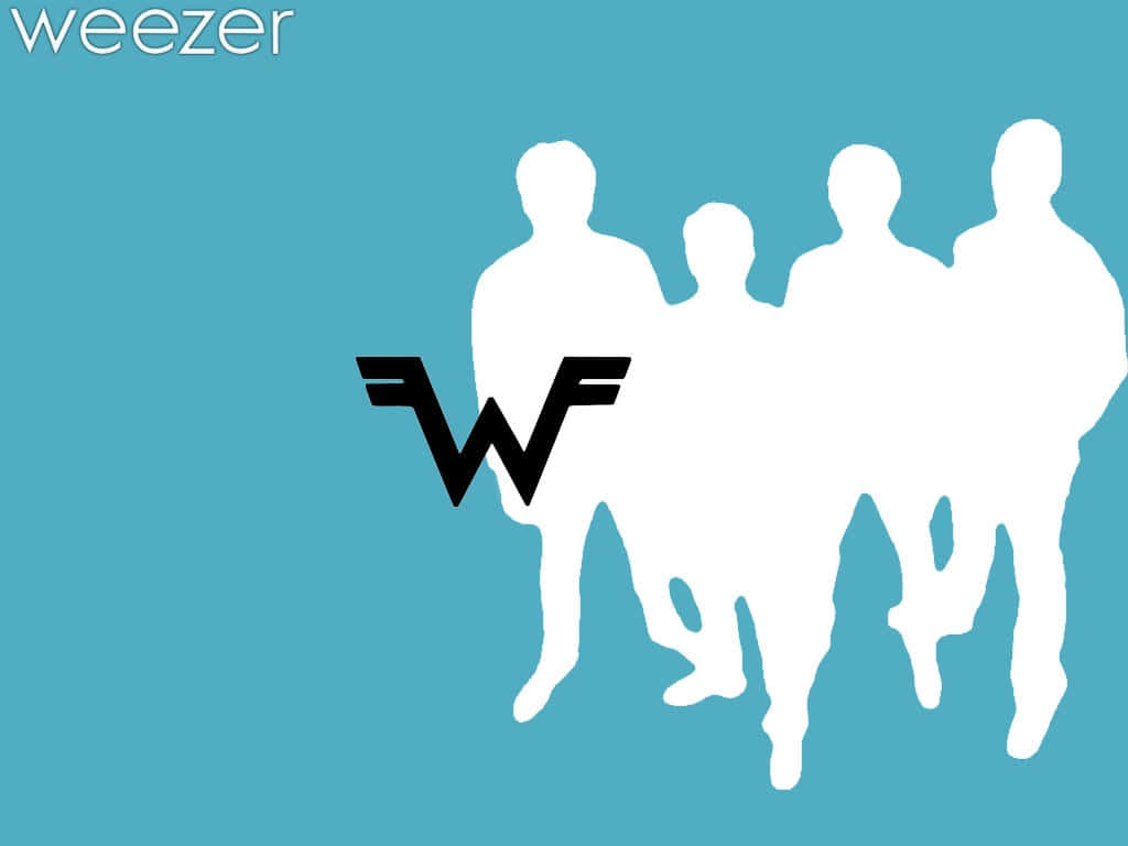 Weezer Band Silhouette Graphic Wallpaper