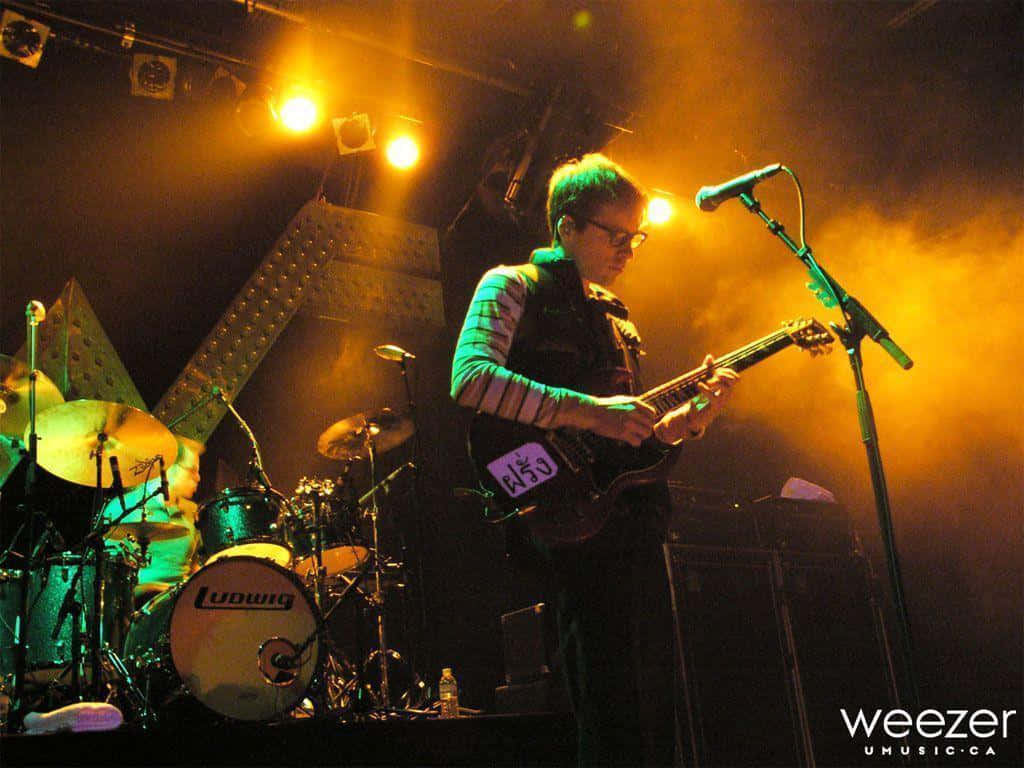 Weezer Live Performance Wallpaper