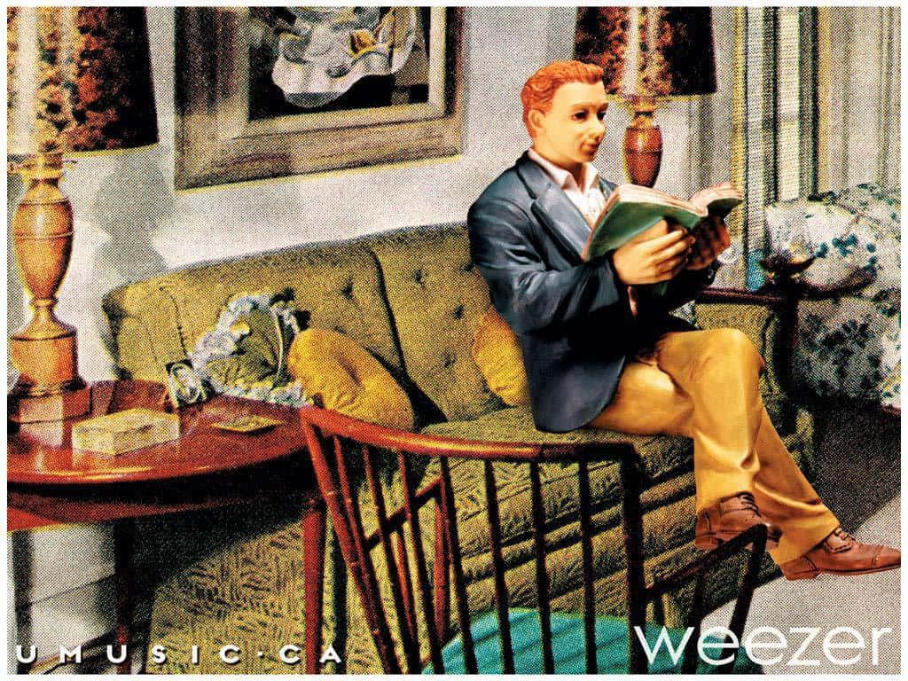 Weezer Vintage Living Room Scene Wallpaper