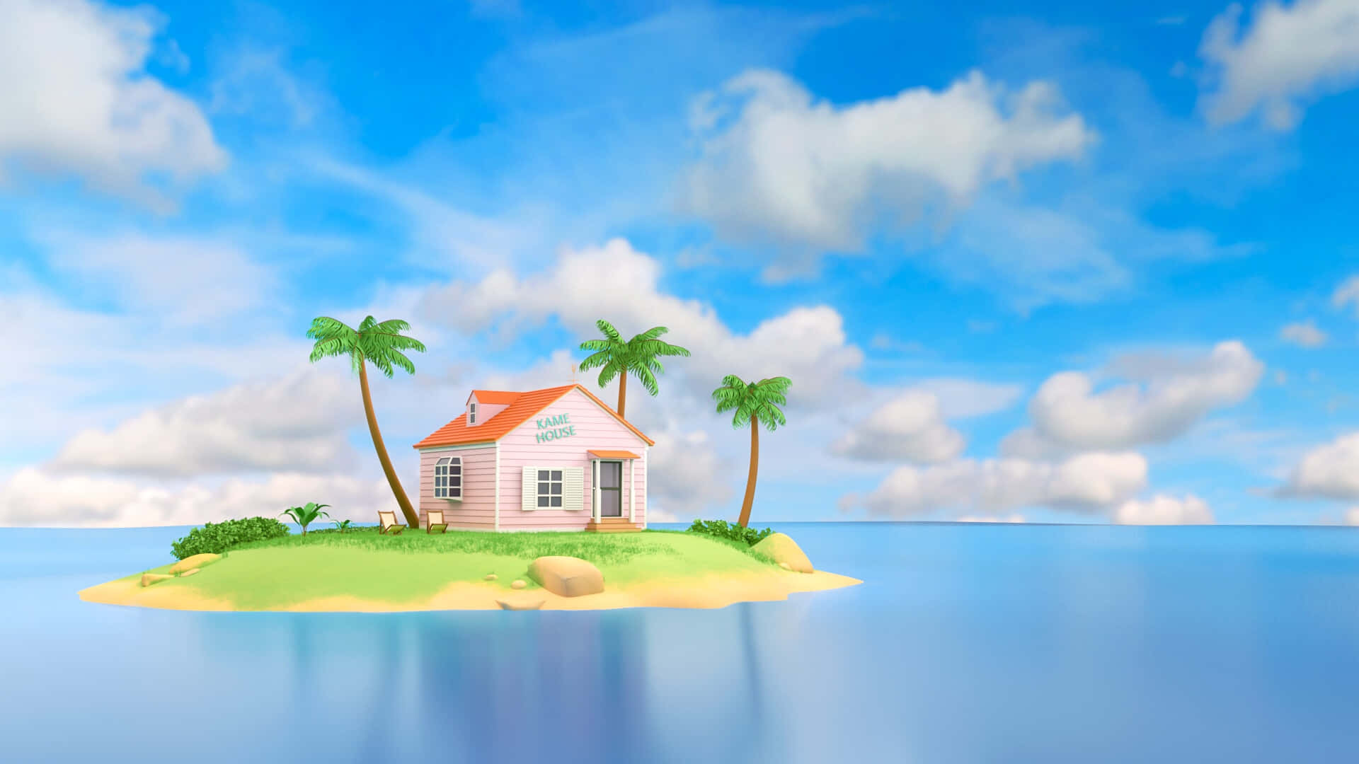 Welcome Home To Kame House Wallpaper