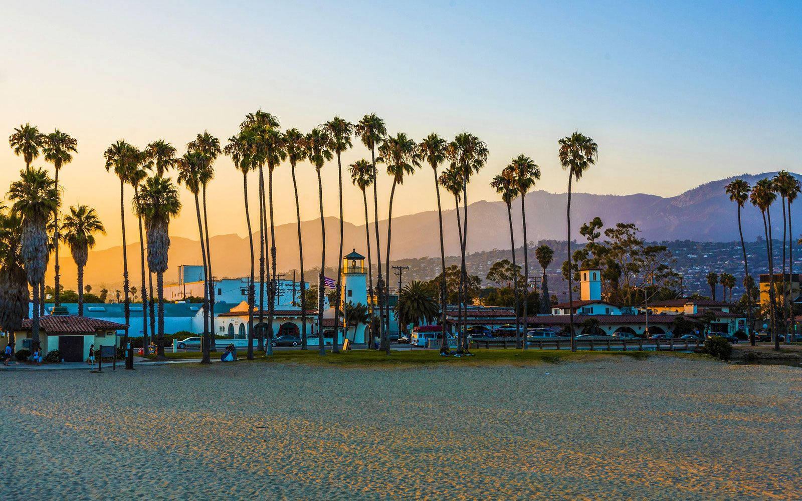 West Beach Near Ucsb Wallpaper