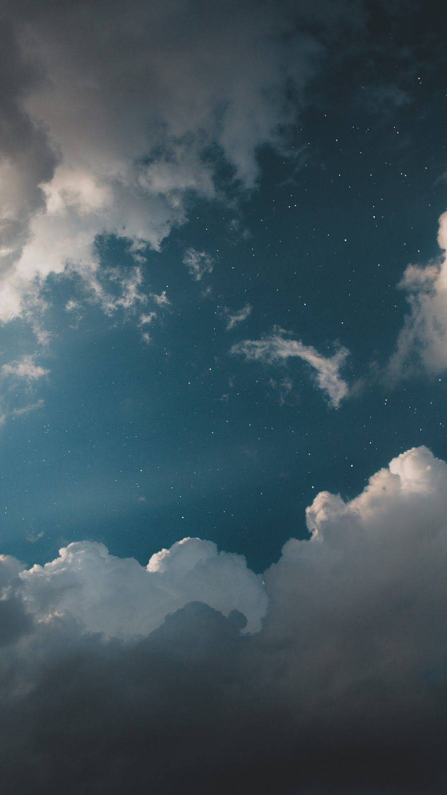 Whatsapp Chat Stars And Clouds Wallpaper