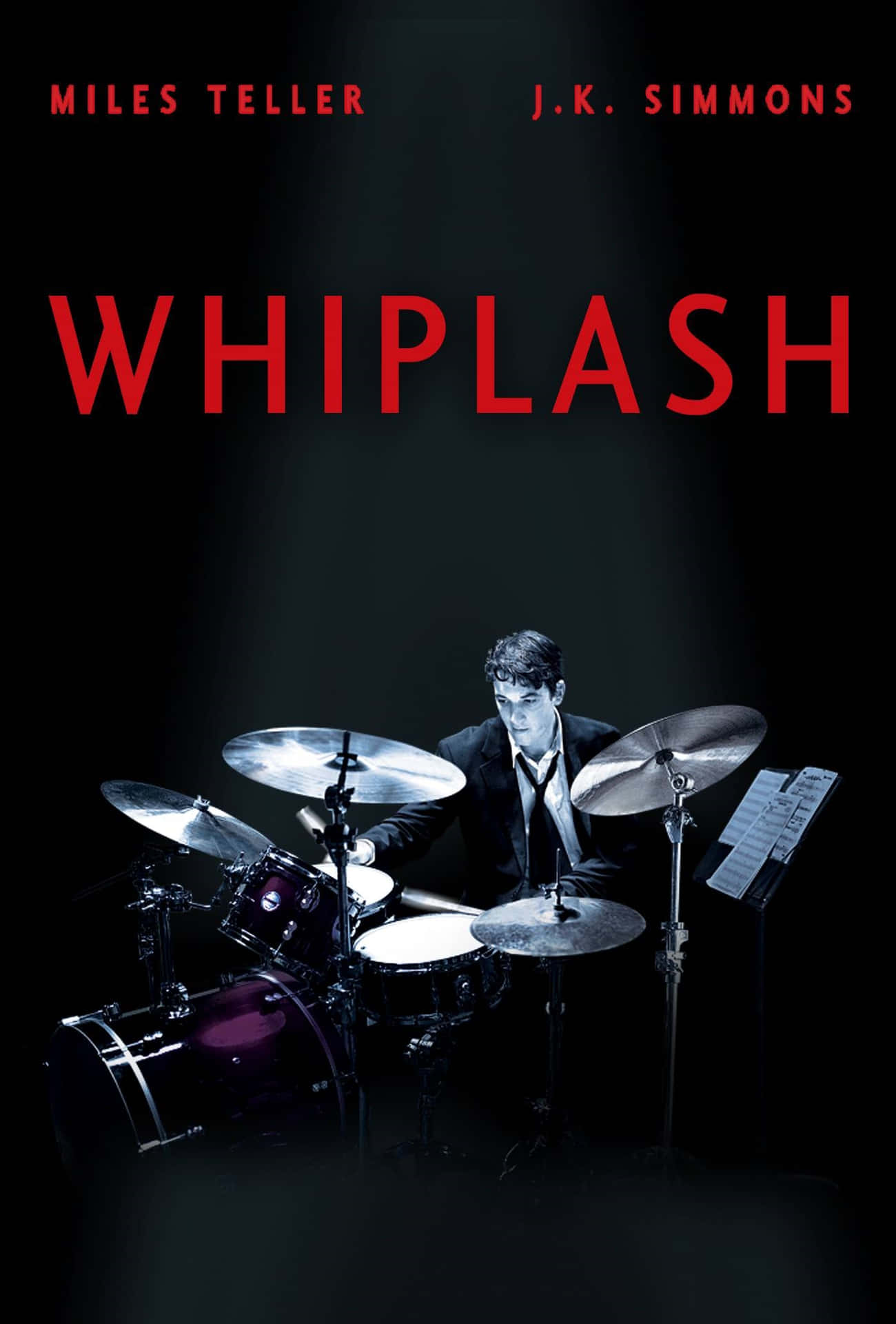 Whiplash filmas plakāta bundzinieka tapetesWhiplash filmas plakāta bundzinieka tapetes  