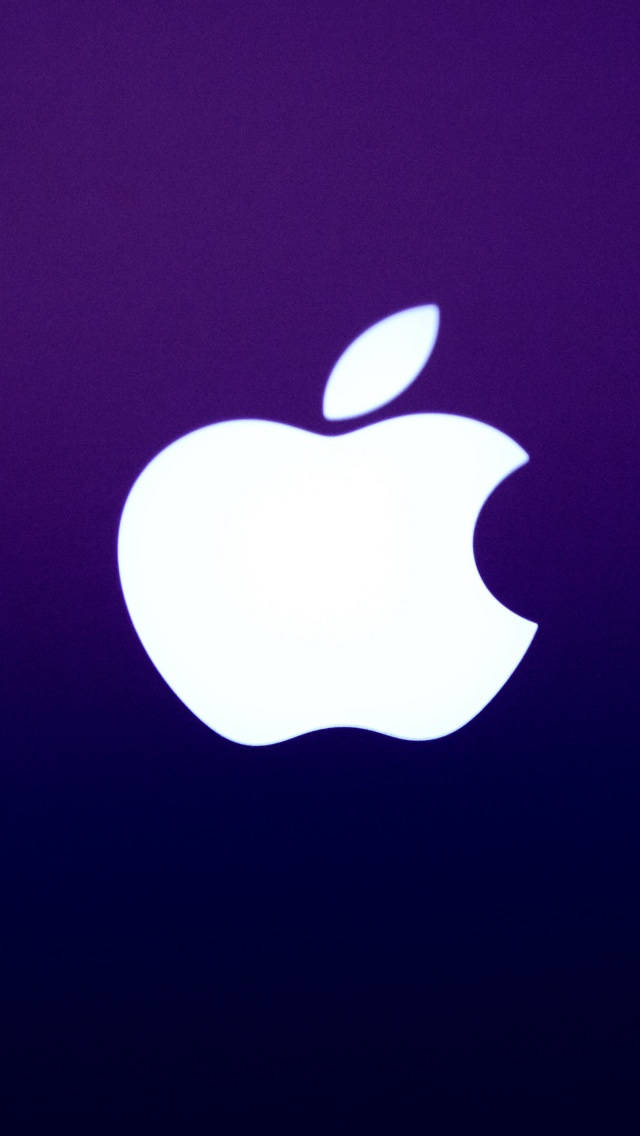 White 3d Apple Iphone Logo Wallpaper