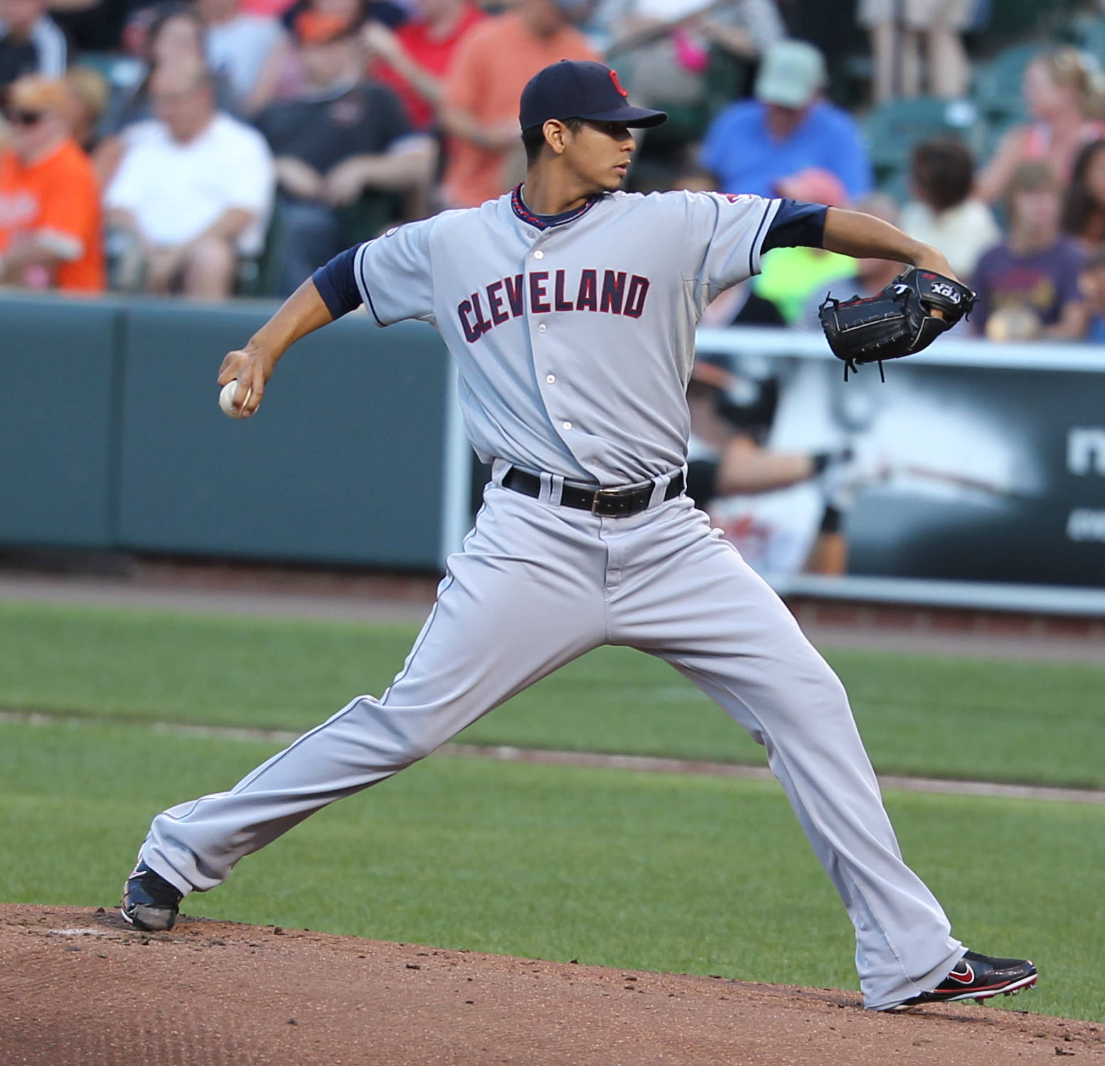 White Cleveland Pitcher Carlos Carrasco Wallpaper