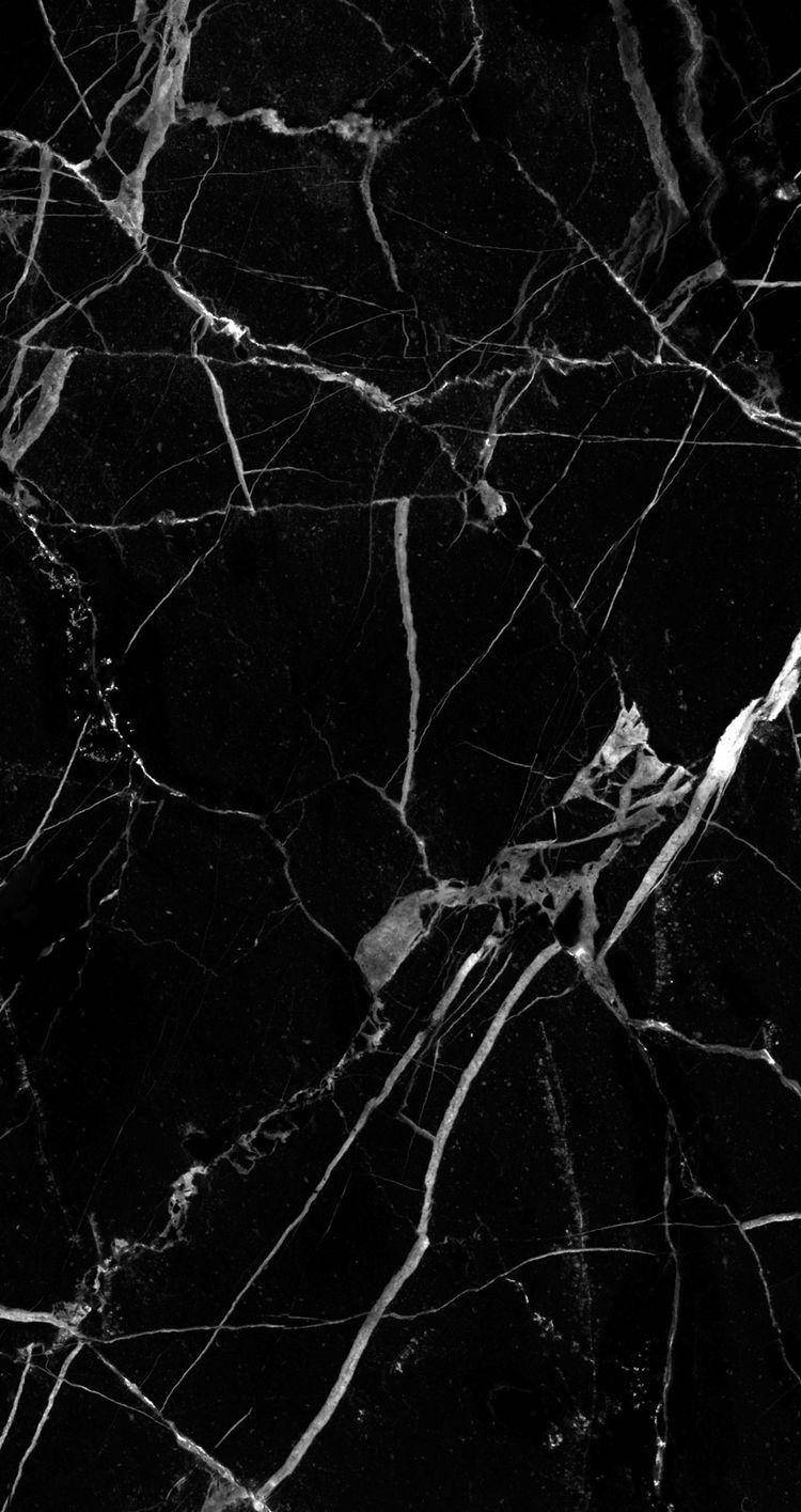 White Design Of Black Marble Iphone Wallpaper