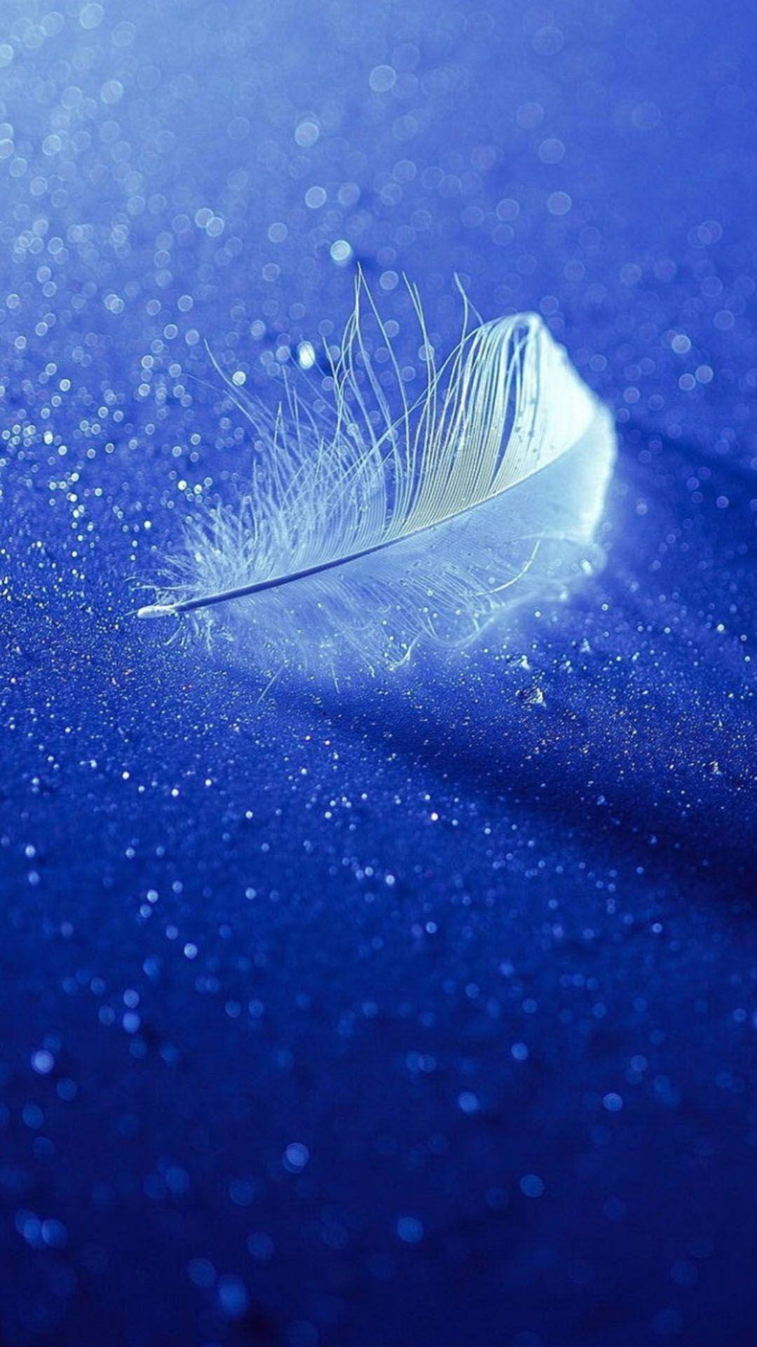 White Feather New Phone Wallpaper