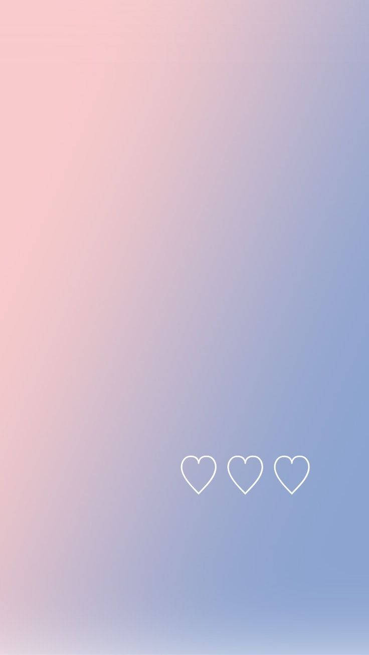 White Hearts Cute Iphone Lock Screen Wallpaper