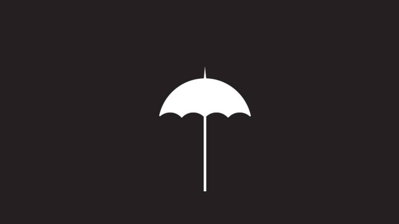White Logo The Umbrella Academy Wallpaper