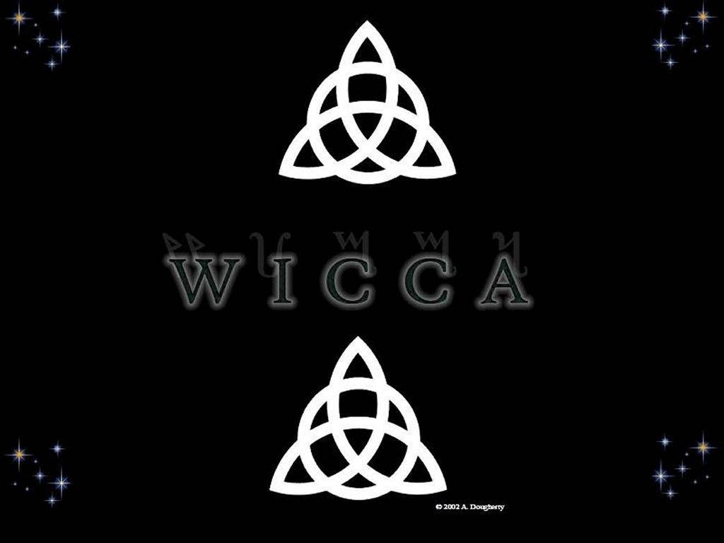 Wiccan Triangle Emblems Wallpaper