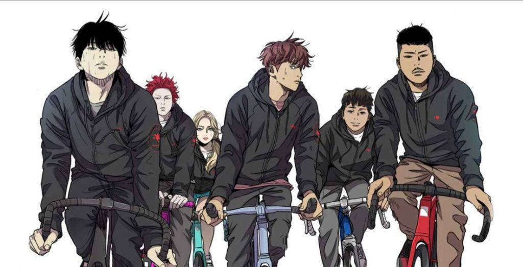 Wind Breaker Characters On Bicycle Wallpaper