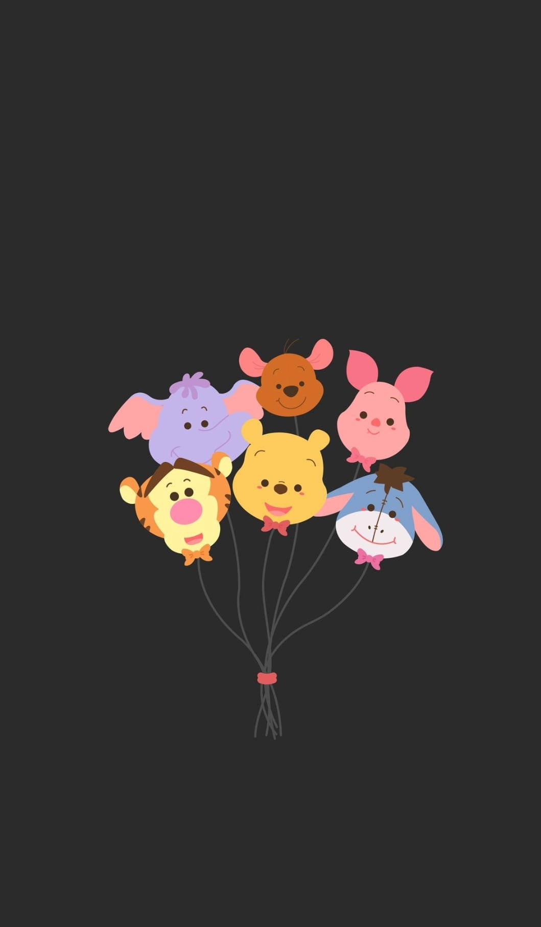 Winnie And Friends Disney Phone Wallpaper