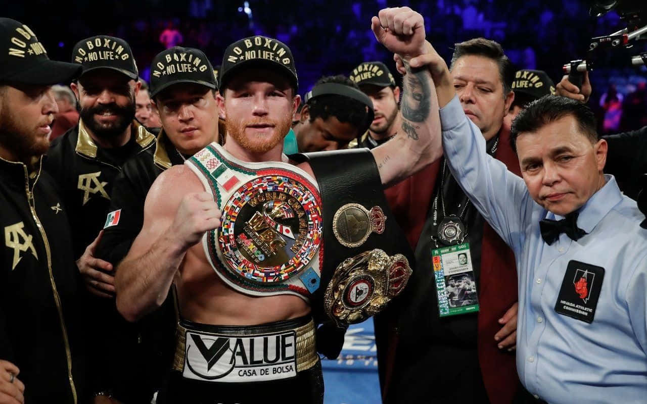 Winning Canelo Alvarez Wallpaper