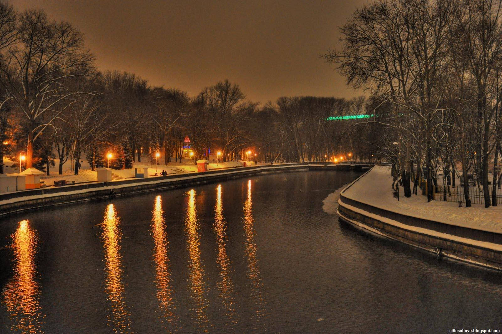 Winter Belarus River Wallpaper