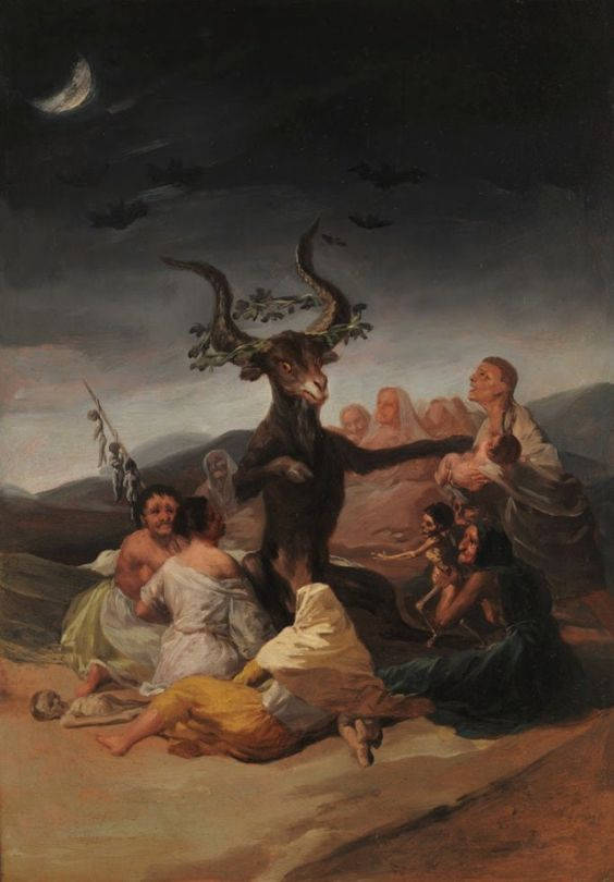 Witches' Sabbath Famous Painting Wallpaper