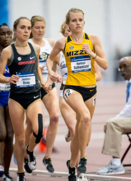 Women's 5000 Meter Run University Of Missouri Wallpaper