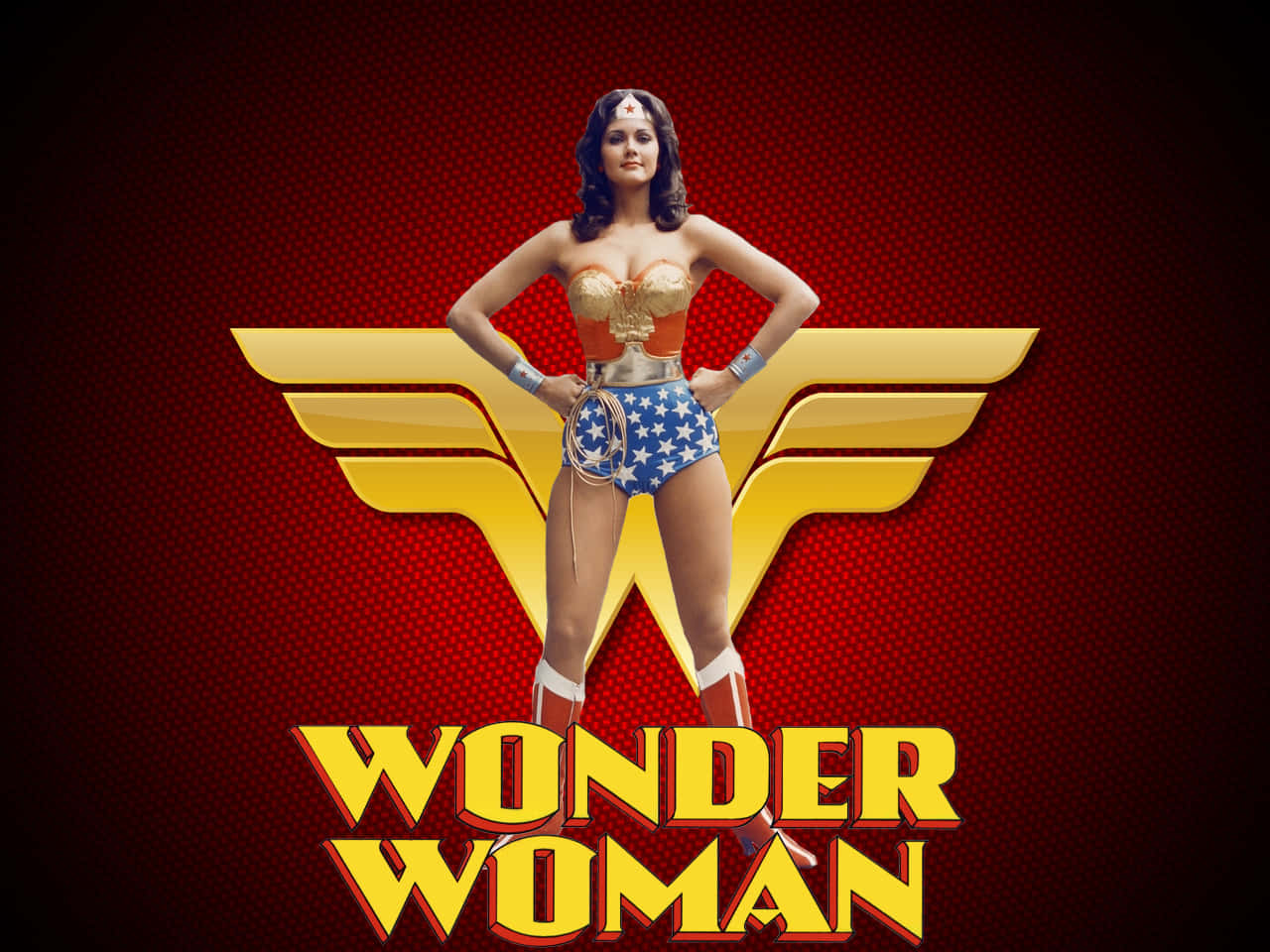 Wonder Woman Classic Pose Wallpaper