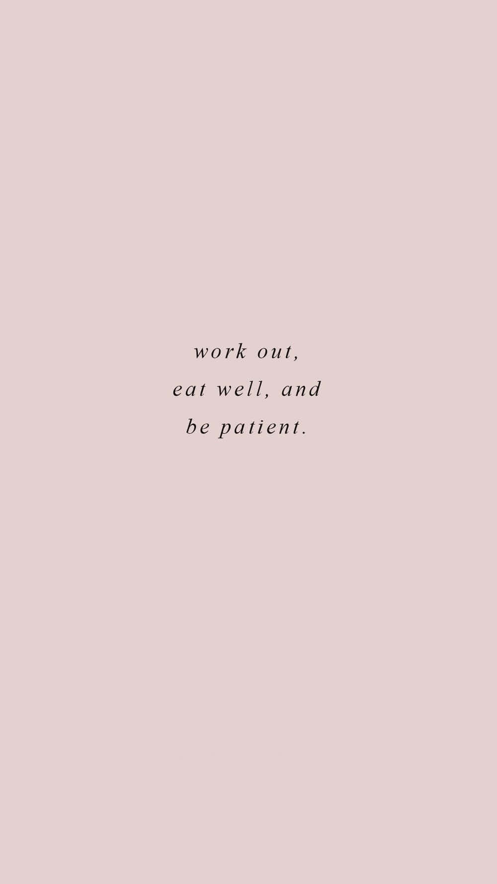 Work Out And Look Cute Doing It! Wallpaper