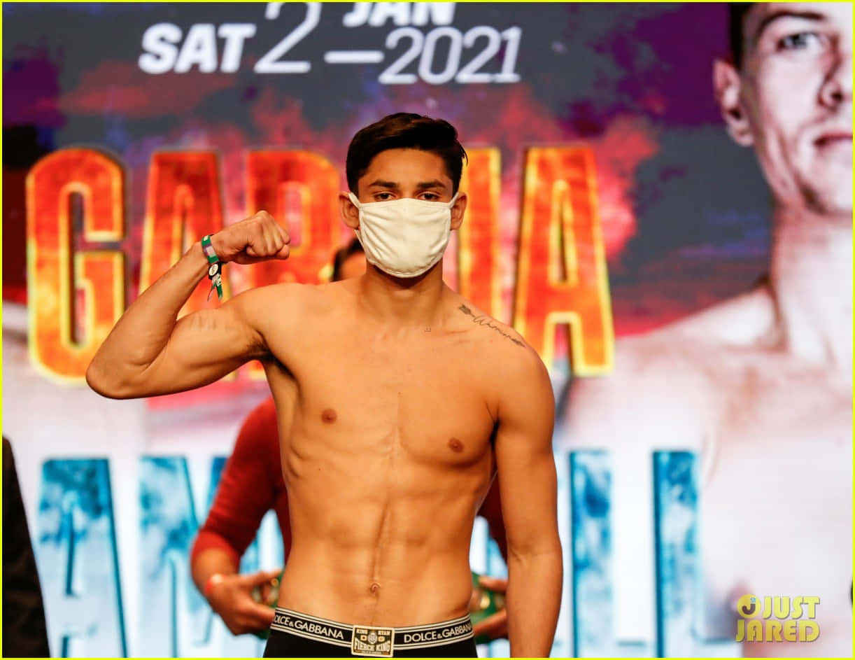 'world Champion Boxer Ryan Garcia Doing Sparring' Wallpaper