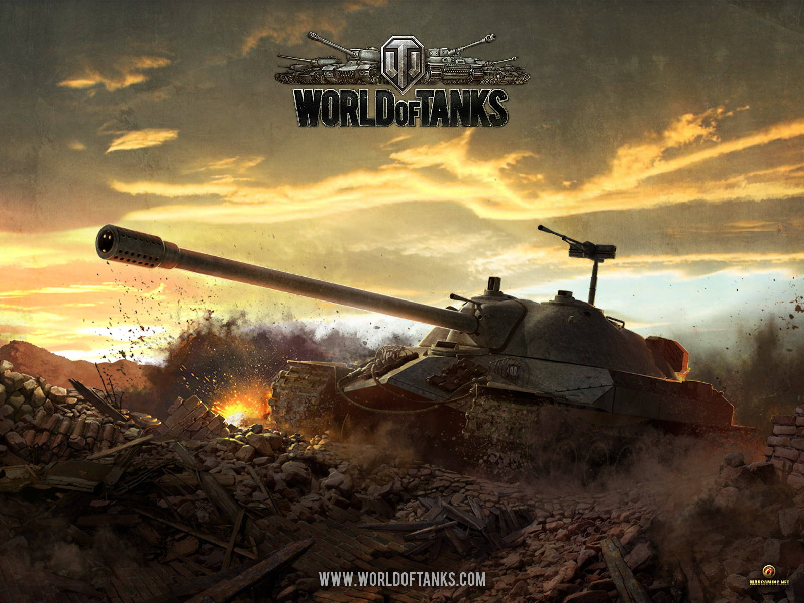 World Of Tanks Blasting Wallpaper