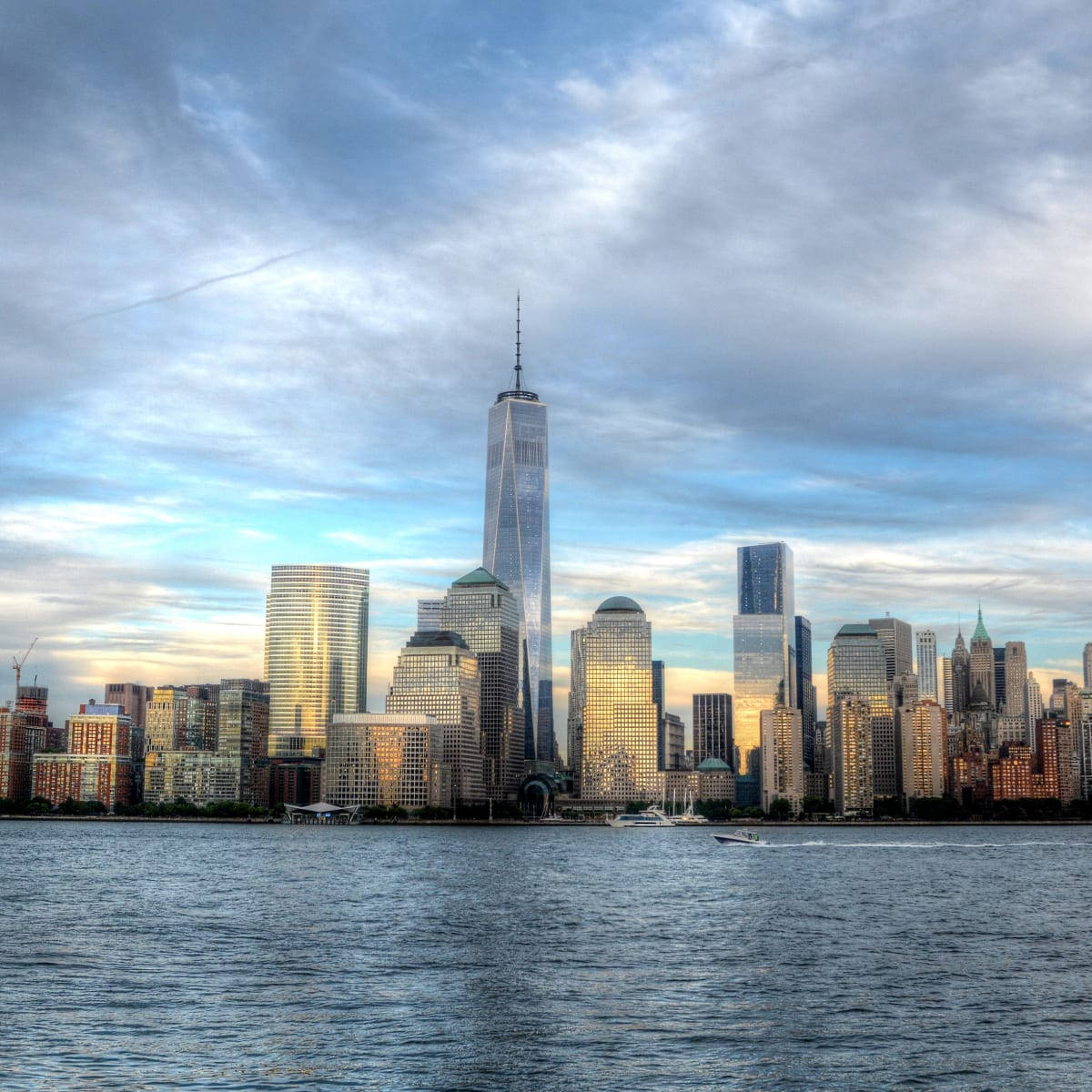 World Trade Center Hudson River Wallpaper