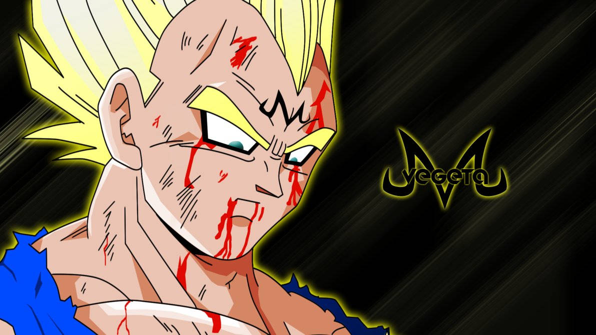 Wounded Angry Vegeta Wallpaper