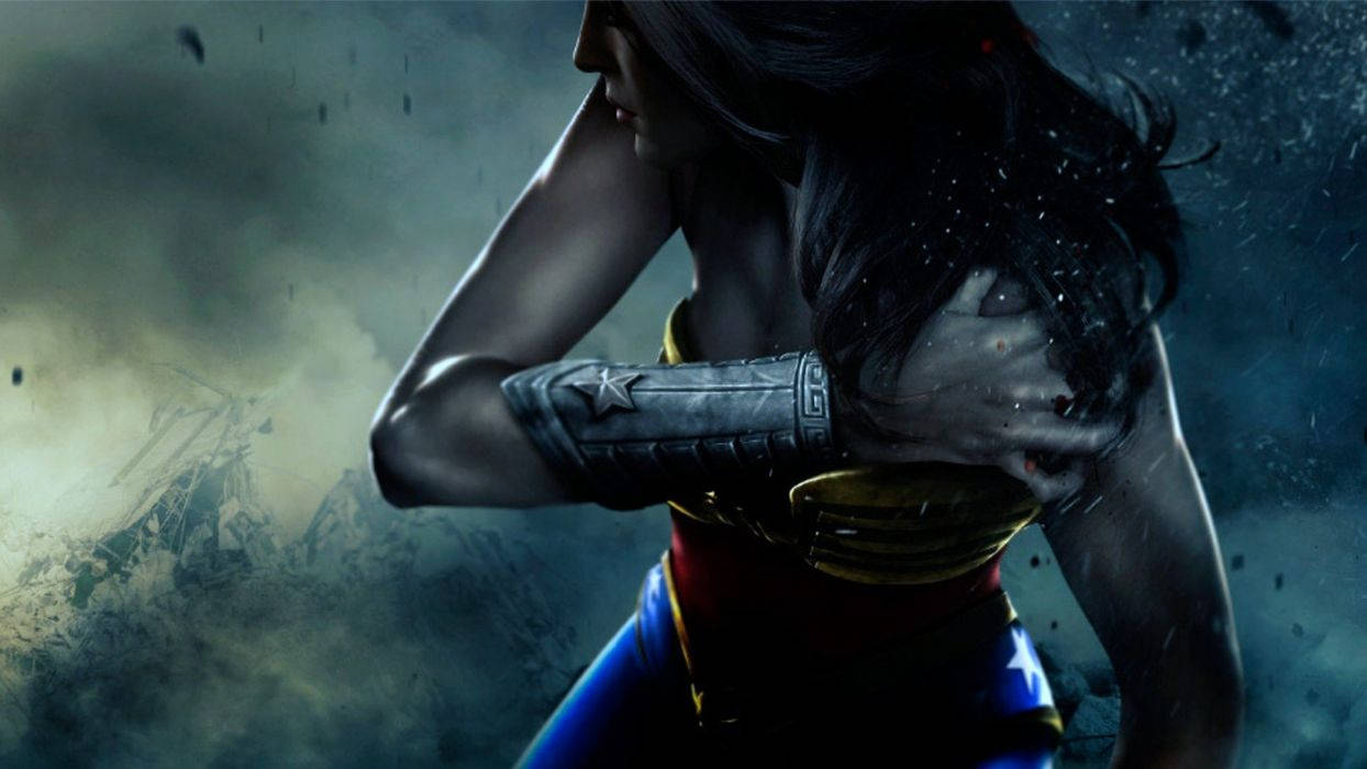 Wounded Wonder Woman Wallpaper