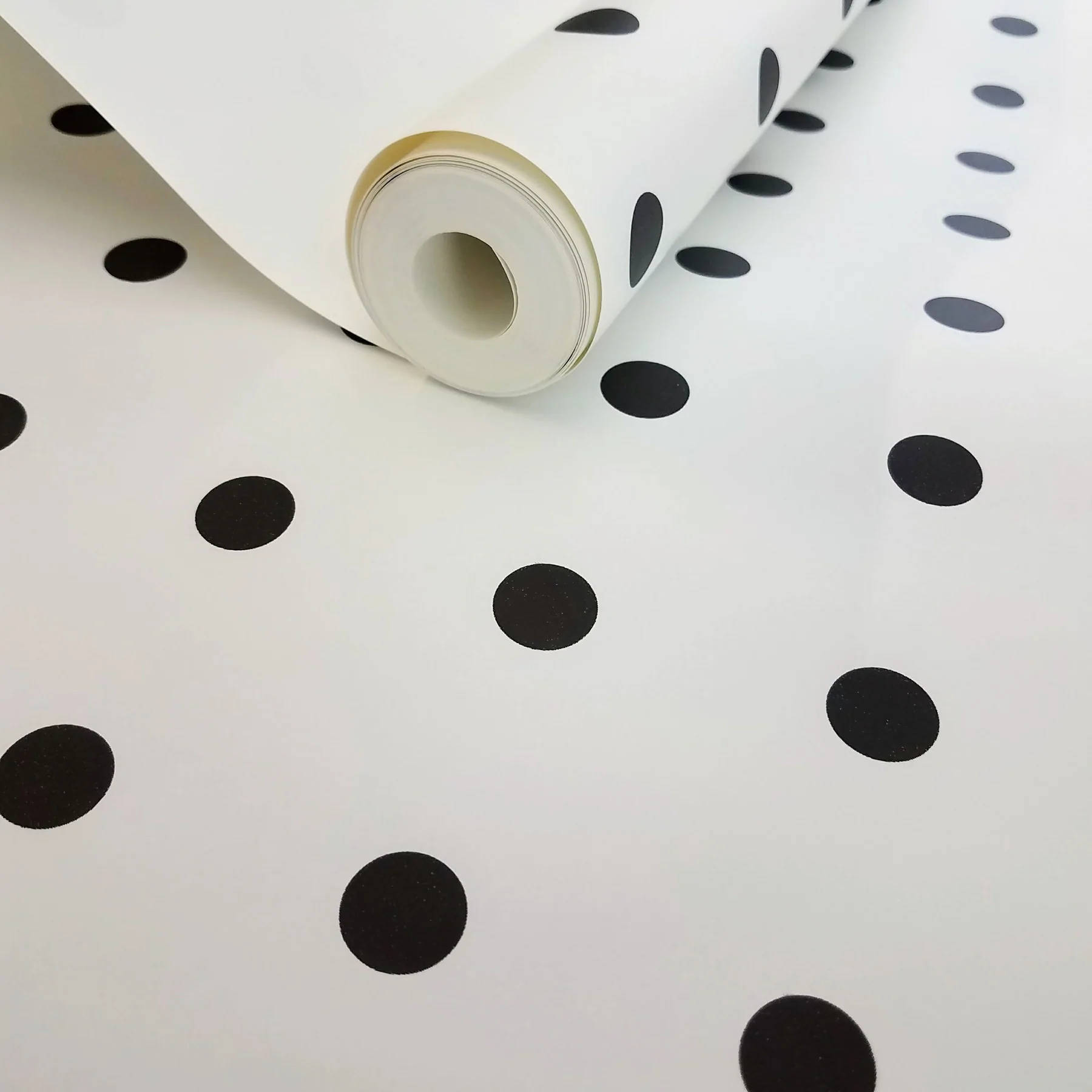 Wrapping Paper Black Dot Iphone Wallpaper