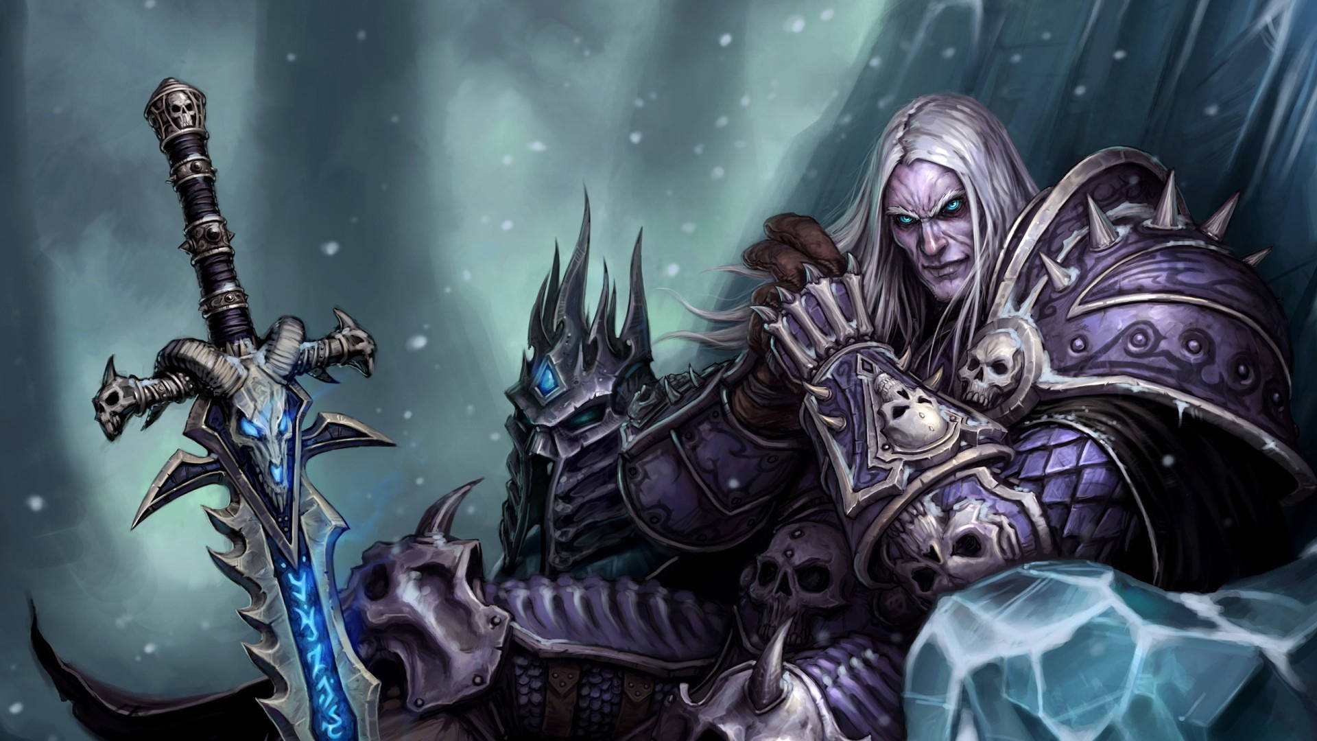 Download free Wrath Of The Lich King Throne Wallpaper - MrWallpaper.com