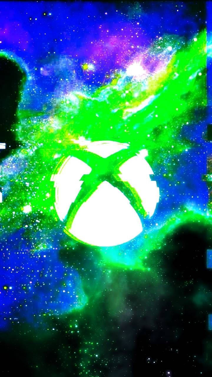 Xbox Logo Galaxy Painting Wallpaper