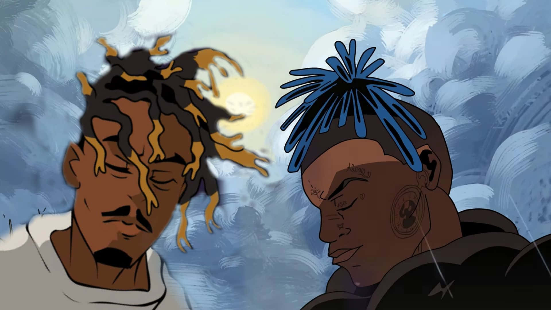 Download free Xxxtentacion And Juice Wrld, Two Of The Biggest Names In Rap.  Wallpaper - MrWallpaper.com